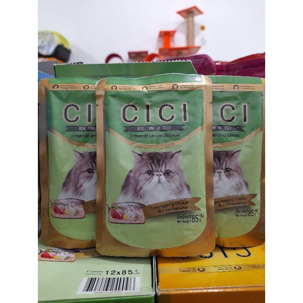 Cici Sachet Adult Tuna Chicken 85g