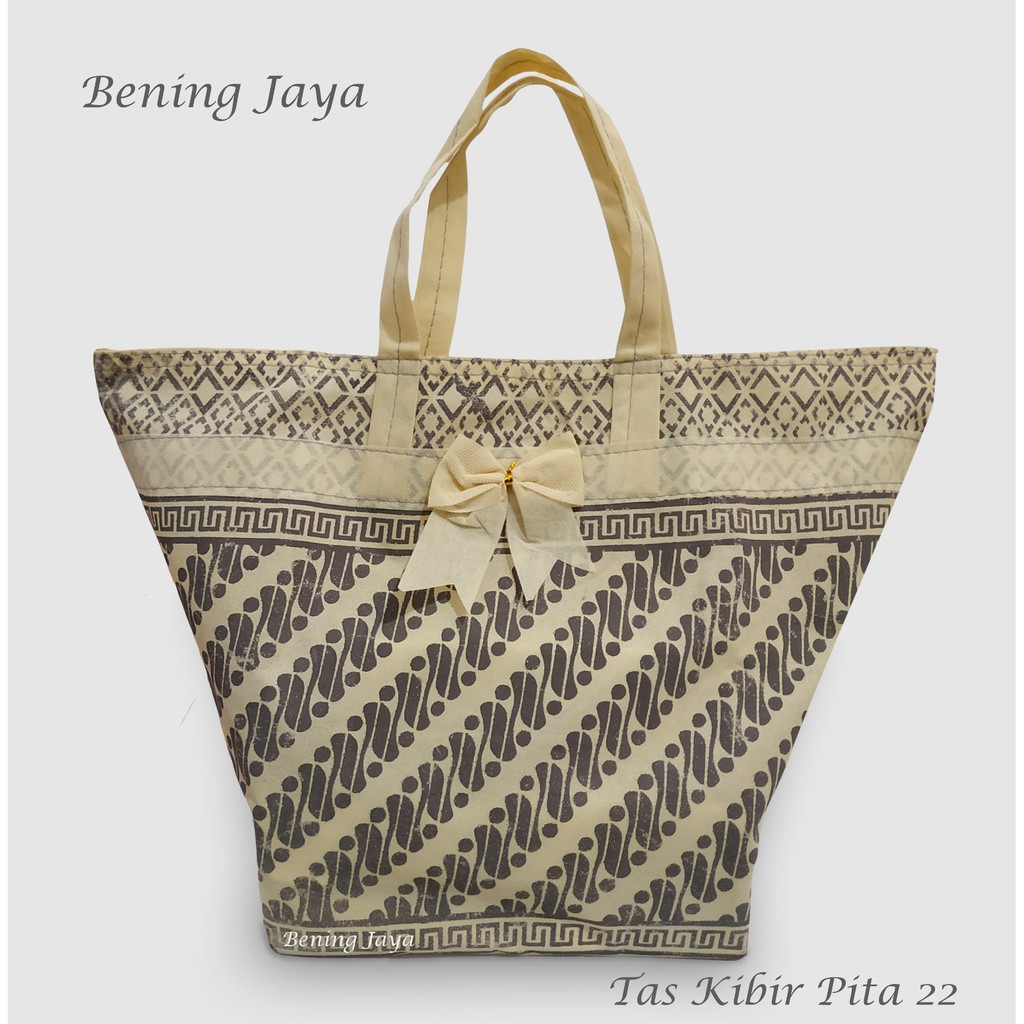 

Tas Hajatan Goodie Bag Spunbond Kibir Pita 22