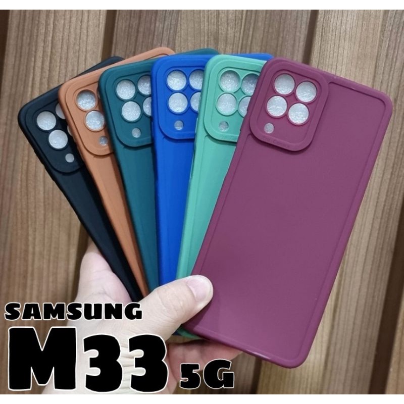 SAMSUNG M33 5G CASE PRO CAMERA MACARON CASING SOFTCASE SILIKON