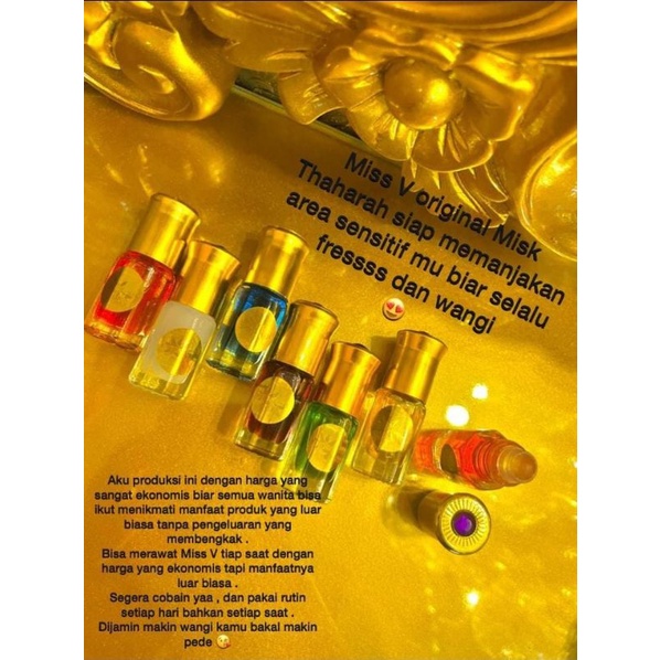 MISS V MISK THAHARAH ORIGINAL 100%/MISK THAHARAH/PARFUME MISK THAHARAH