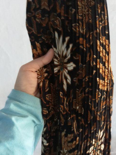 Couple Batik Sudri Family Rok Plisket Jumbo Dan Kemeja Ayah Serta Anak