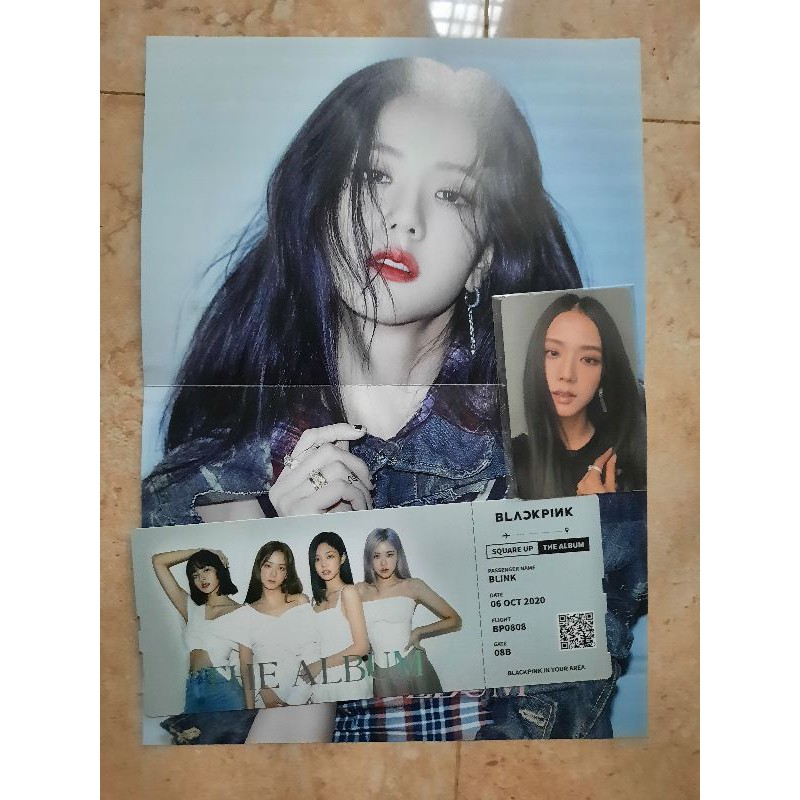 Benefit Ktown The Album Jisoo Jennie Photocard Poster Ticket Tiket