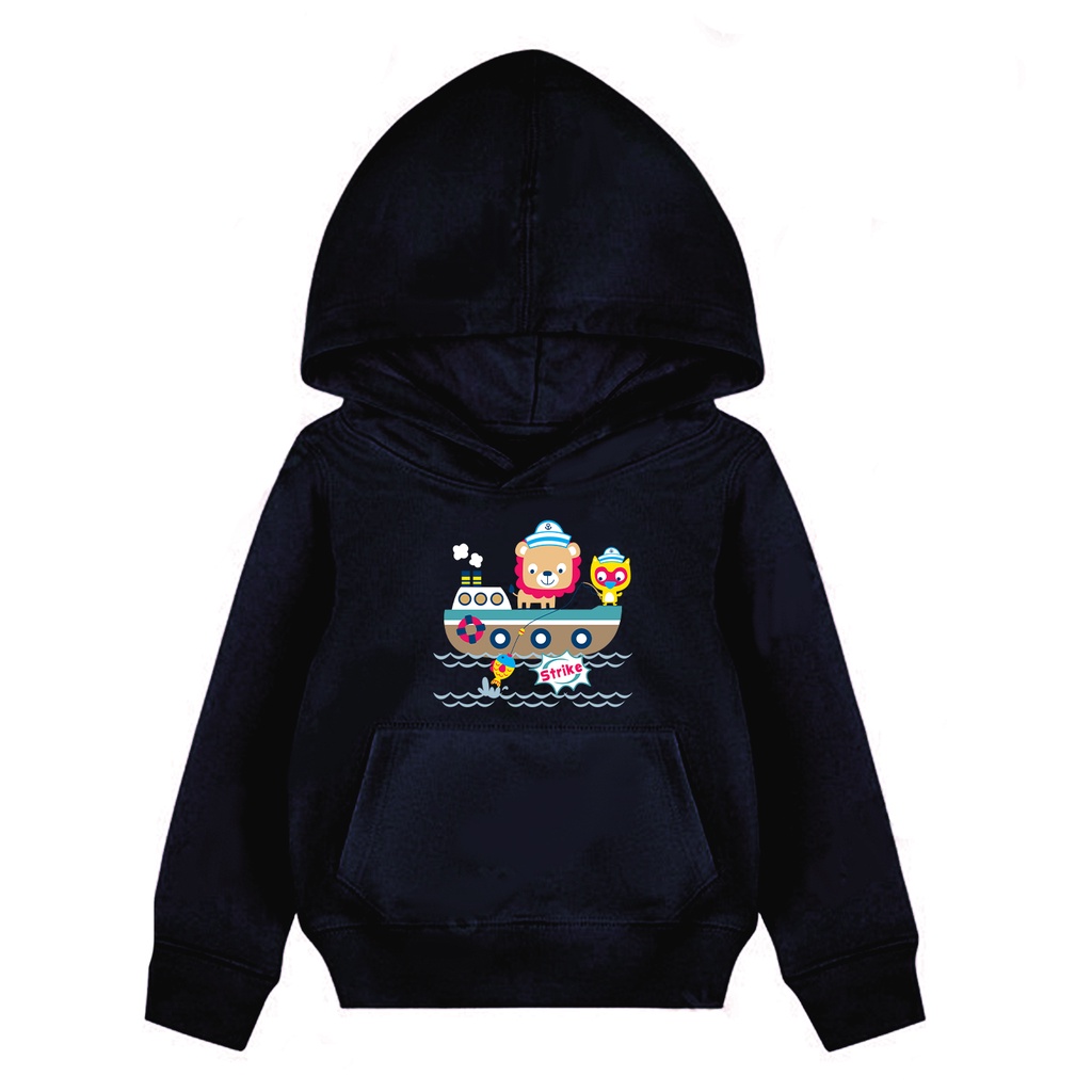 Hoodie Anak Strike Sweater Pakaian Fleece Anak M - XL