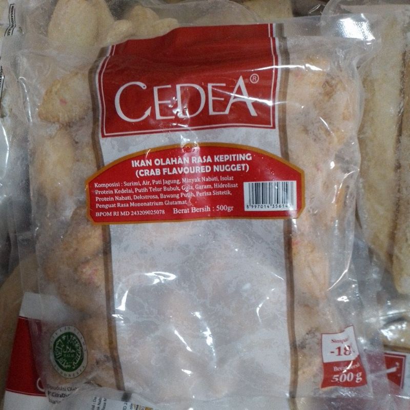 

Cedea Ikan Olahan Rasa kepeting 500gr