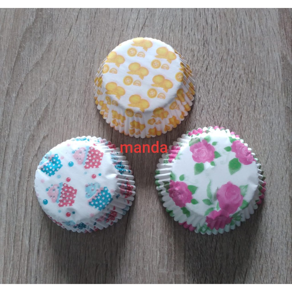 Gala Galore Paper Cup Cake Cases Wadah Alas Kue Roti Kukus Donat Risoles Cup Cake Oval Cup Cake
