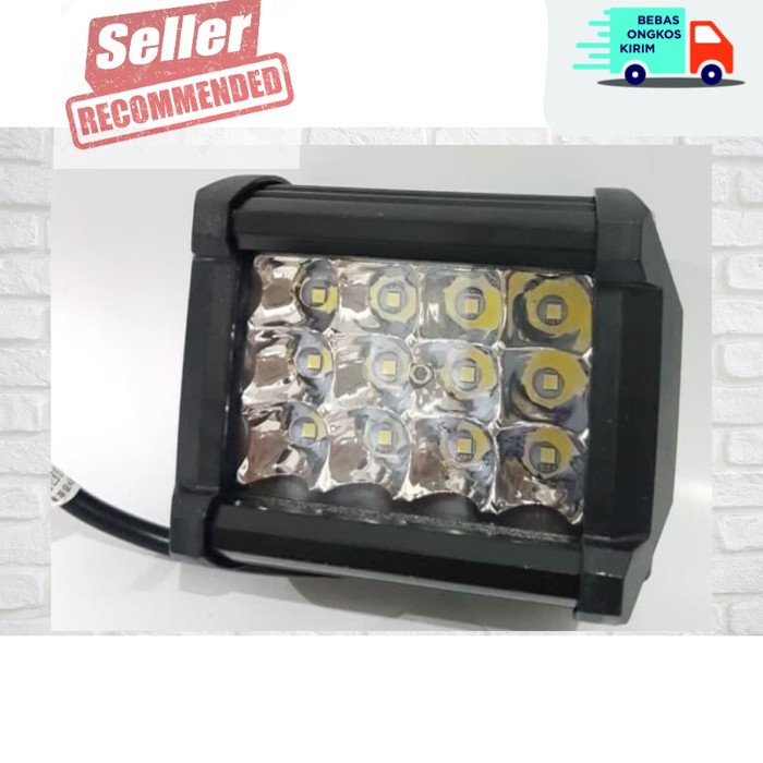 COD Lampu Tembak Sorot LED Spion Motor Cree 12 Mata 12 VOLT