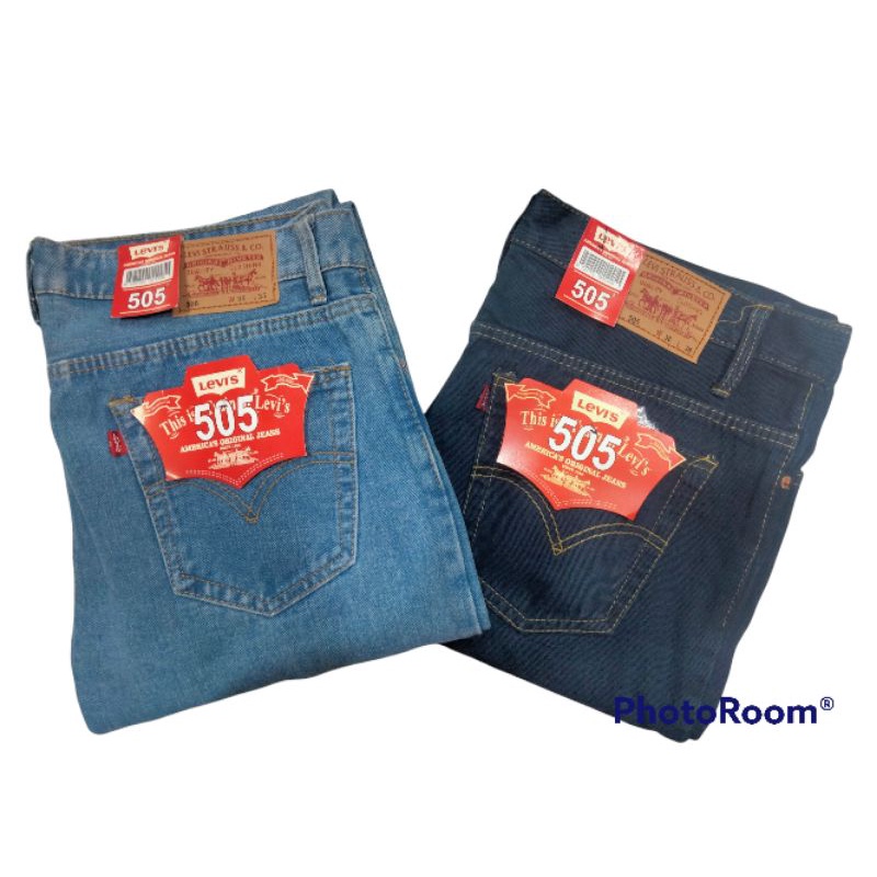 celana panjang jeans standart  pria super  jumbo