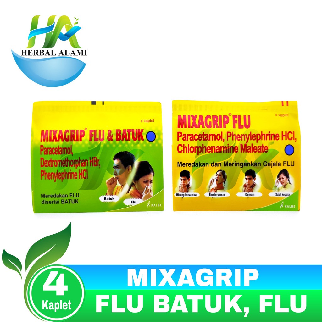 Mixagrip Flu - Flu &amp; Batuk ISI 4 kaplet