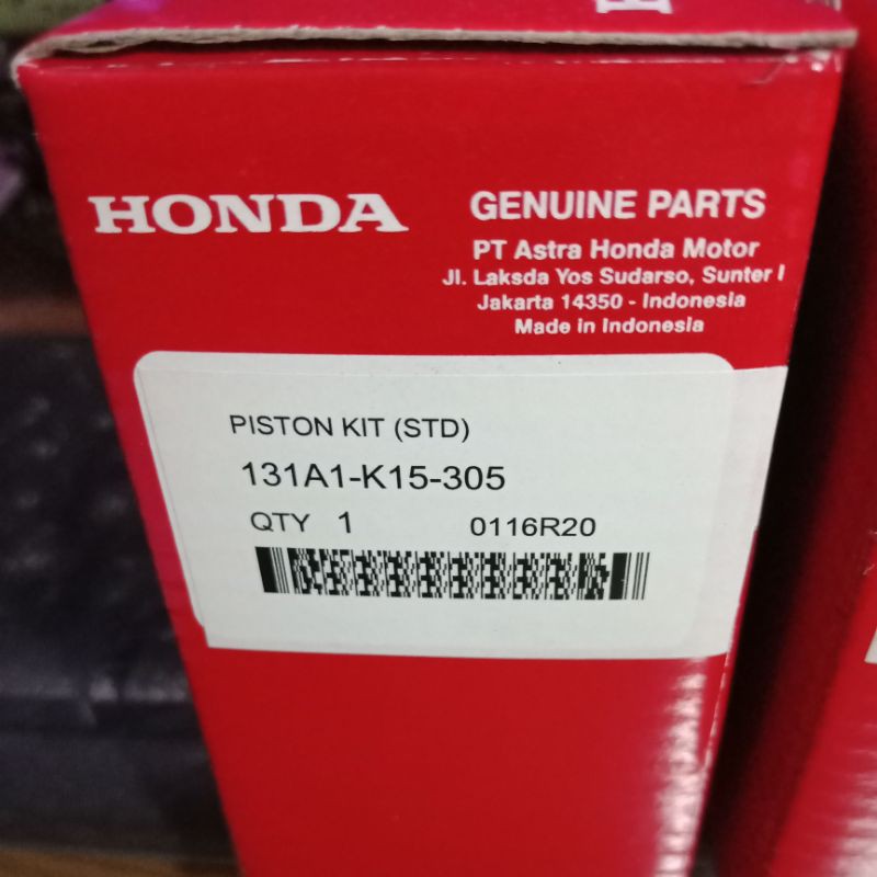 PISTON RING SEHER KIT SET K15 CB CBR 150 R STREETFIRE OLD LAMA OS SIZE STANDAR STD 50 100 ORIGINAL ORI ASLI HONDA AHM-STD/STANDAR