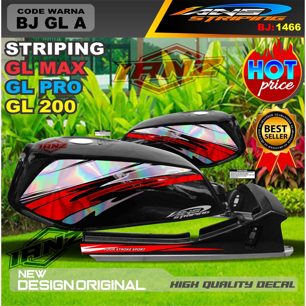 STIKER STRIPING GL MAX HOLOGRAM / STRIPING GL PRO MAX VARIASI HOLOGRAM / STRIPING GL