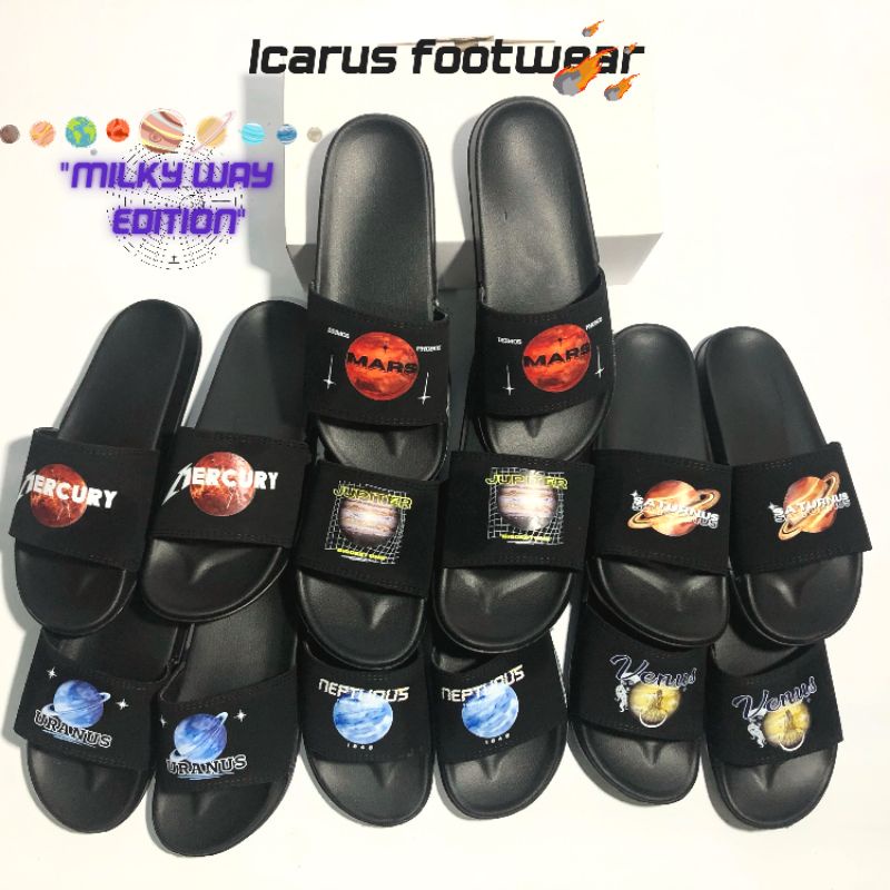 (COD) sandal slop milky way icarus footwear