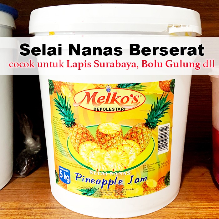 

Melkos Selai Pineapple (Nanas) Berserat 250GRAM (Bukan Isian Nastar)