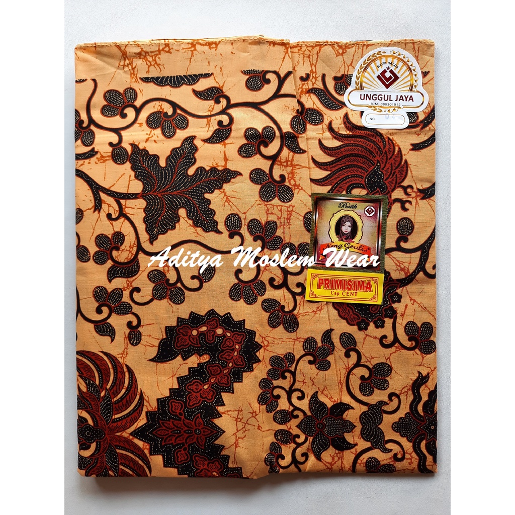 KAIN JARIK BATIK PEKALONGAN PRINTING HALUS PANJANG MELAHIRKAN NENG GEULIS UK. 115X226 CM