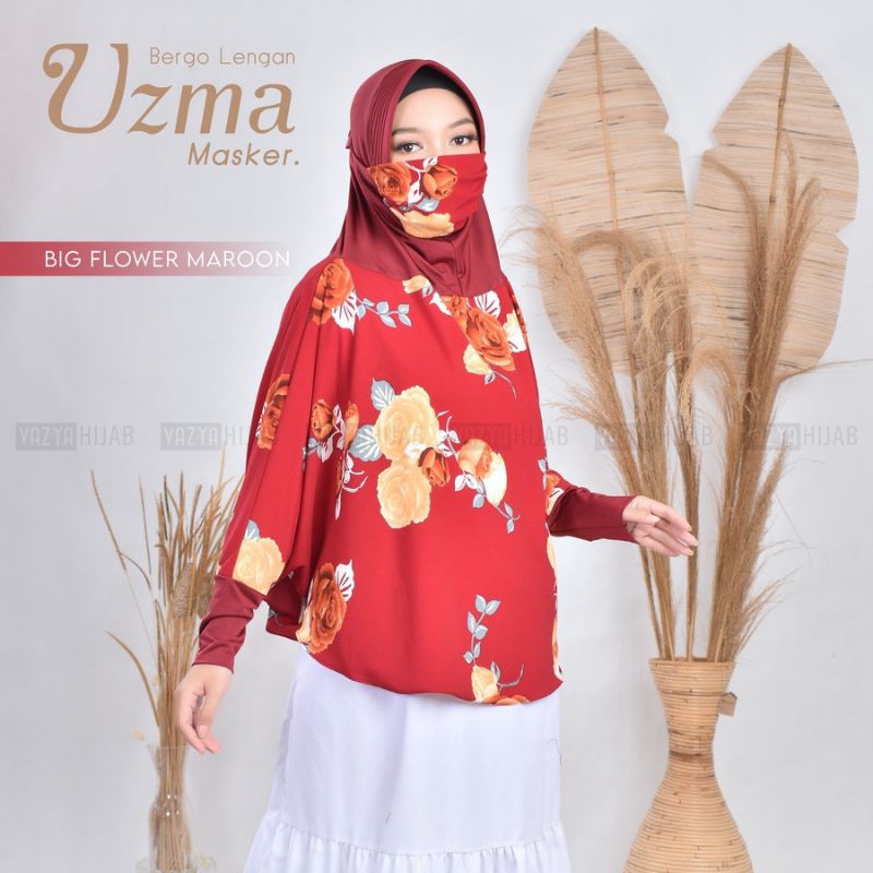 Bergo Lengan Uzma Masker