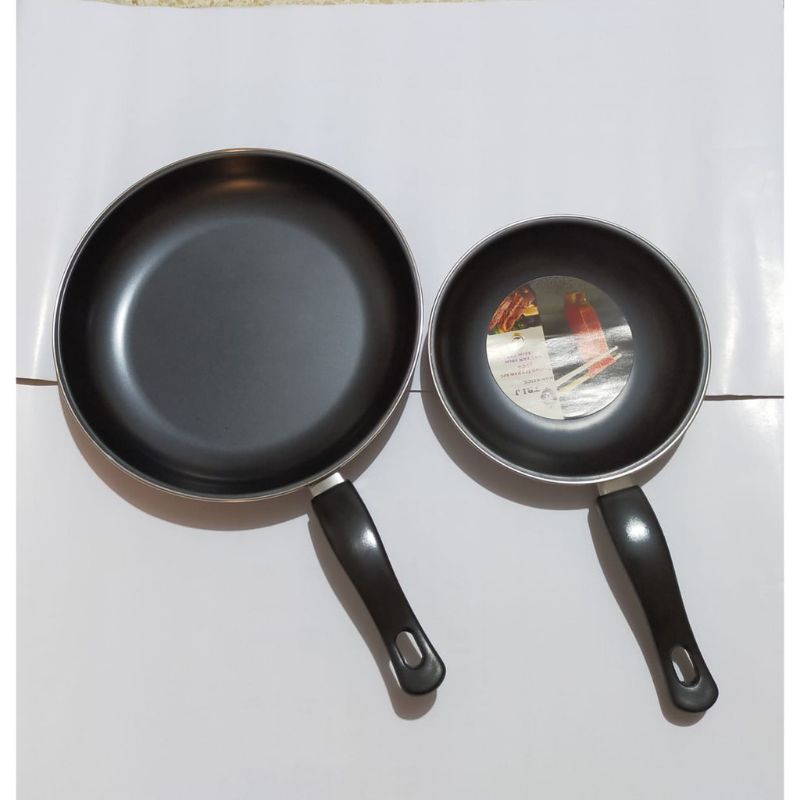 Teflon Anti Lengket // Frypan Set 2 pcs // Tri J