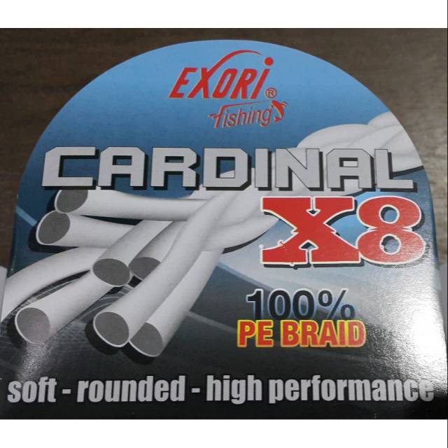 Senar PE Cardinal X8 Exori Braid Soft Rounded