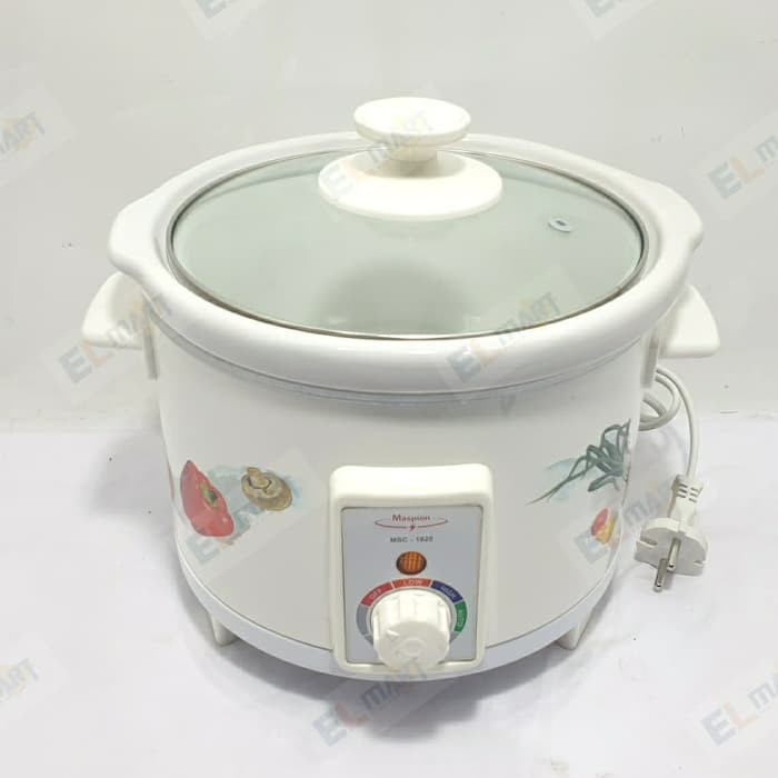 MASPION slow cooker 2L MSC-1820 / MSC1820 pemasak lambat 2 liter