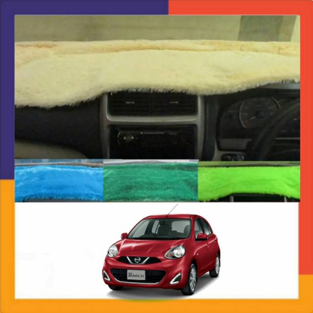 Alas Dashboard Bulu / Bulu Dashboard Mobil / Cover Dashboard Bulu Mobil Nissan March