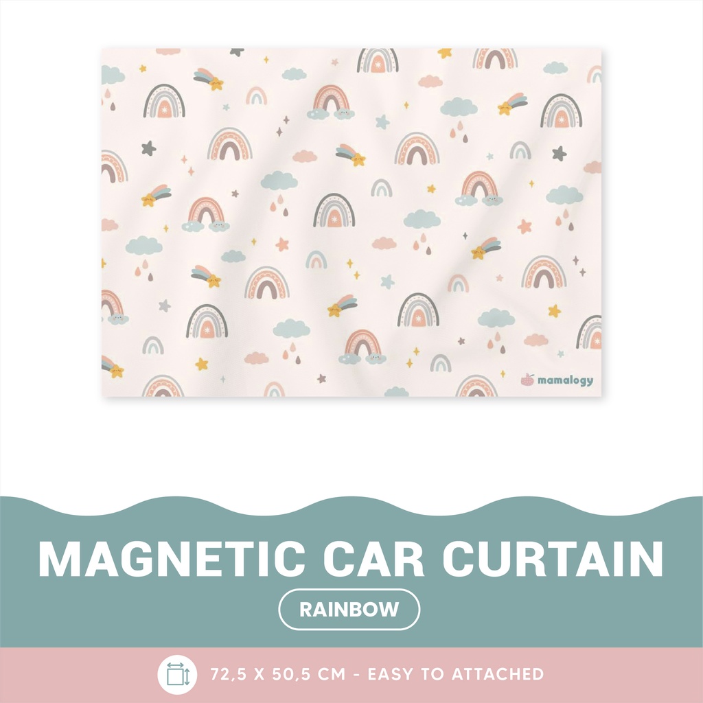 Magnetic Car Curtain / Tirai Penutup Kaca Jendela Mobil / Gorden Jendela Kaca Mobil / Pelindung Panas Universal