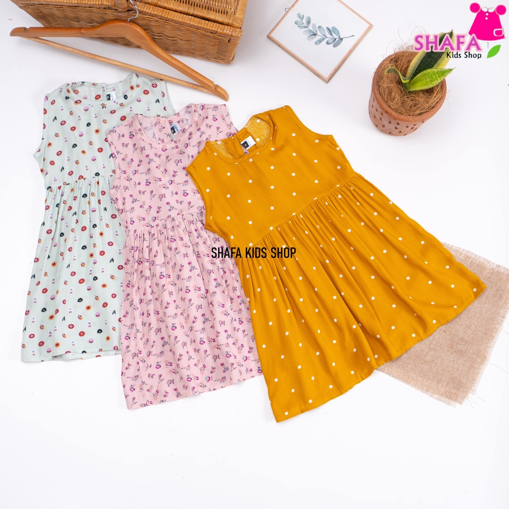 BAJU ANAK PEREMPUAN / DRESS ANAK PEREMPUAN USIA 1 5 TAHUN BAHAN RAYON VISCOSE / DASTER ANAK PEREMPUAN / SHAFAKIDS