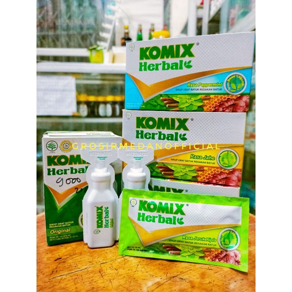 KOMIX HERBAL SACHET DAN TUBE