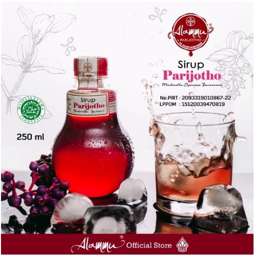 Sirup Parijoto Alammu 250 ML + Buah Parijoto Untuk Promil Asli Muria Parijotho Original