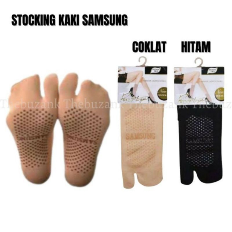 kaos kaki antislip muslimah bahan stocking merk samsung