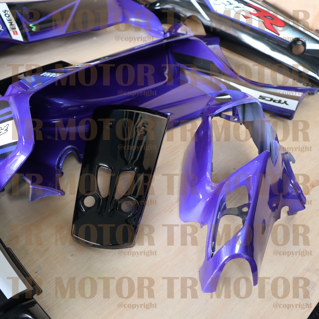 Cover Body Fizr F1zr Full Clutch Custom Ungu Full Set Halus Cover Bodi Yamaha Fiz r