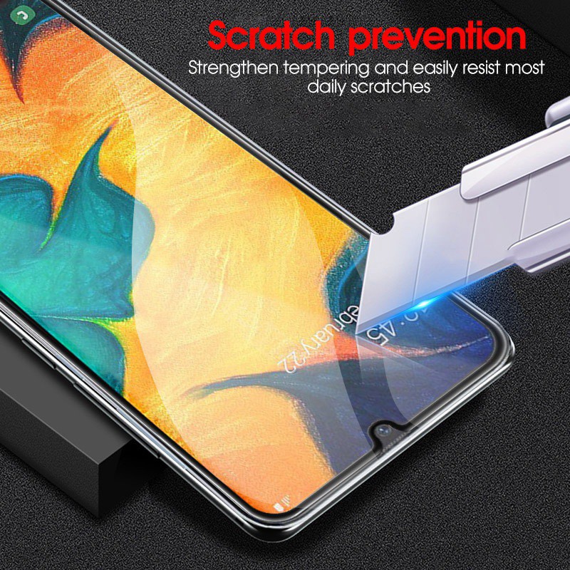 Tempered Glass 6D Full Cover Full Glue For SAMSUNG GALAXY A30 New Edition