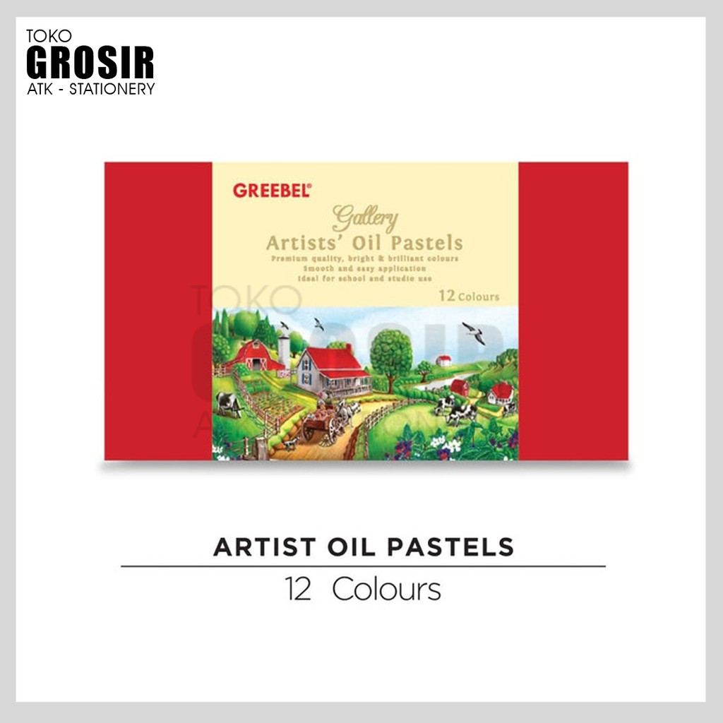 

CRAYON ARTISI OIL PASTEL GREEBEL (12 WARNA)