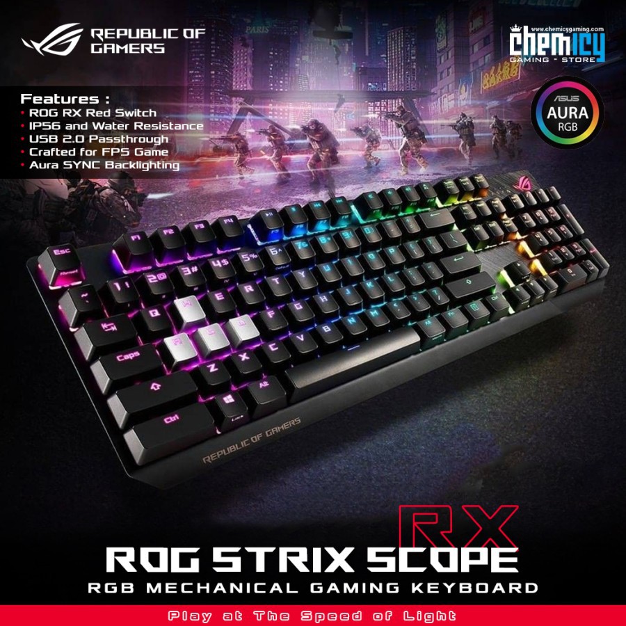 Asus ROG Strix Scope RX RGB Mechanical Gaming Keyboard