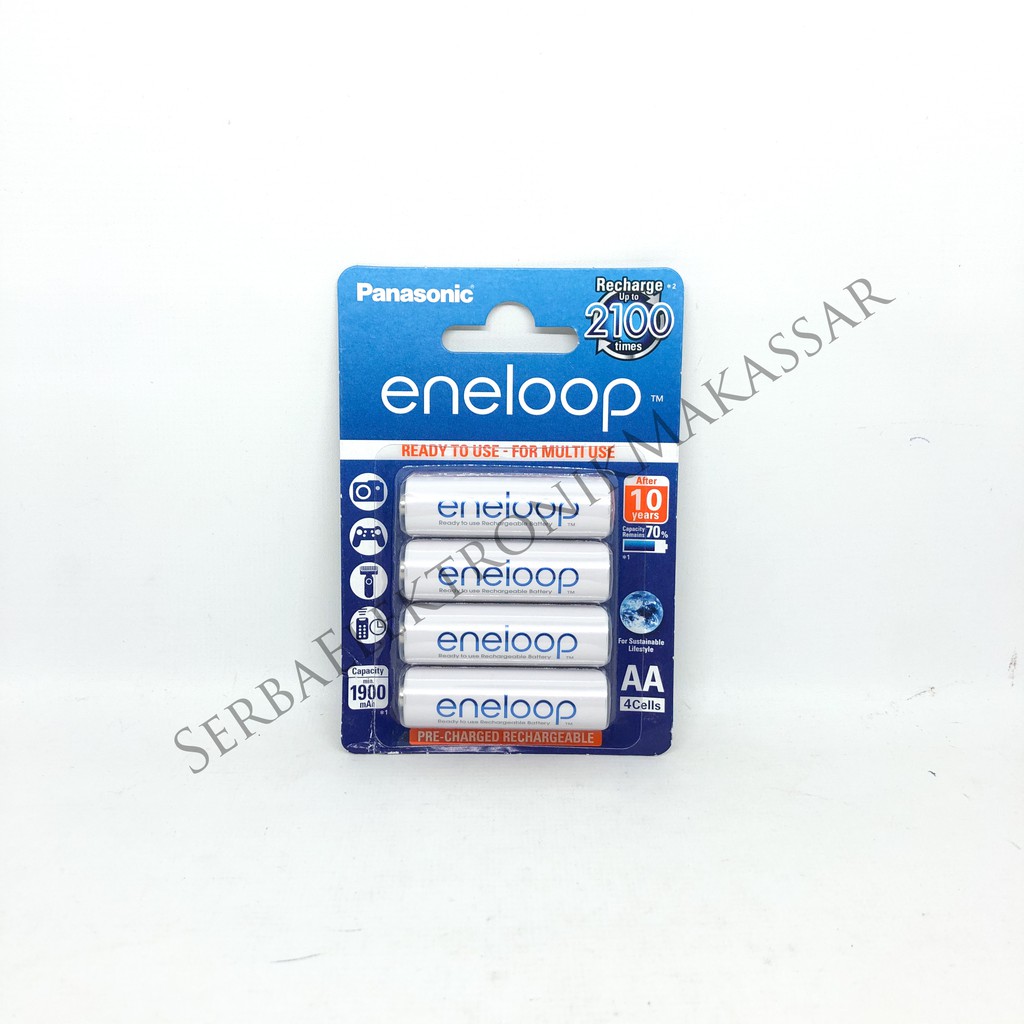 Gosend Grab Only Baterai Cas Batt Charge Panasonic Eneloop 2000mAh EneloopPro 2550mAh AA isi 4pcs