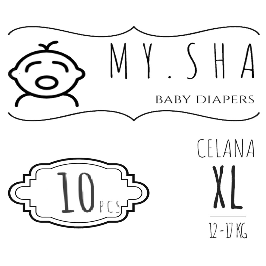Popok Celana / Pants XL 10 curah Mamamia / yoa / fluffy pampers diapers murah baby