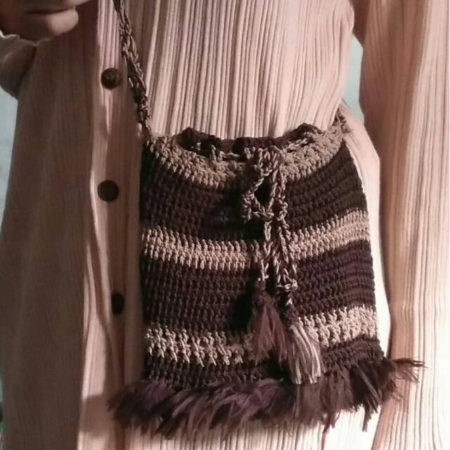 

Tas Rajut handmade unik lucu murah promo