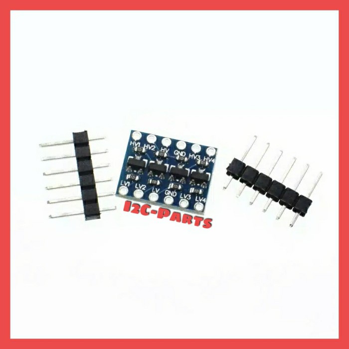 I2C 4 Channel Logic Level Converter 5v to 3.3v Bidirectional Module