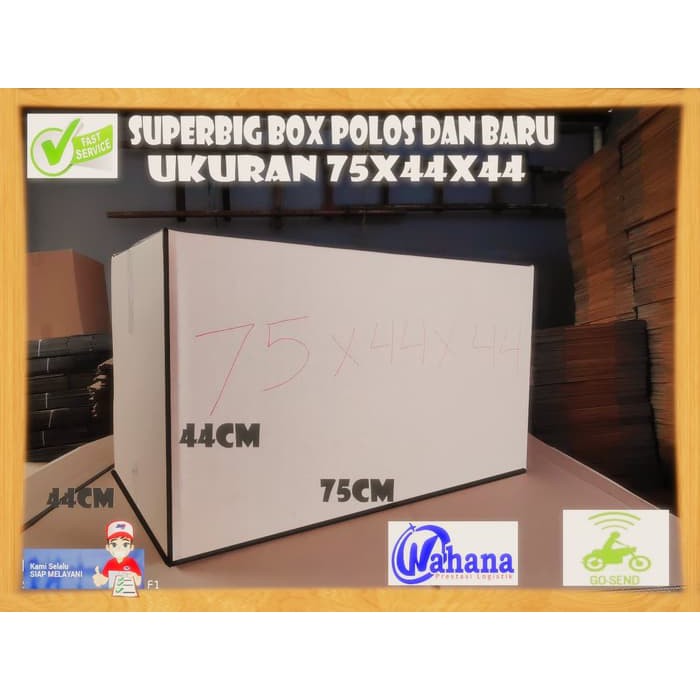 

Kardus/Box/Karton Polos Uk75x44x44