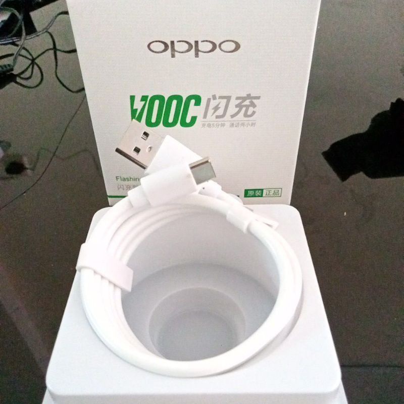 KABEL DATA OPPO VOOC TYPE C USB  FAST CHARGING ORIGINAL 100%