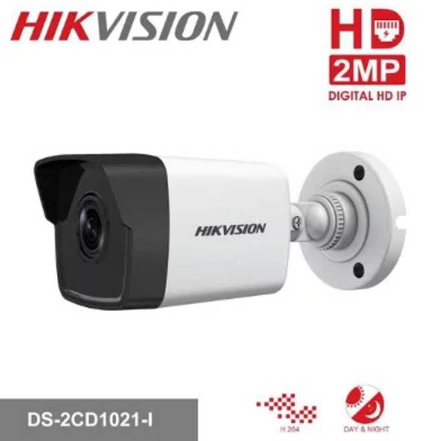 CAMERA CCTV IP CAM OUTDOOR HIKVISION DS 2CD1021 I 2MP BULLET KAMERA CCTV FULL HD 2 MEGAPIXEL MURAH