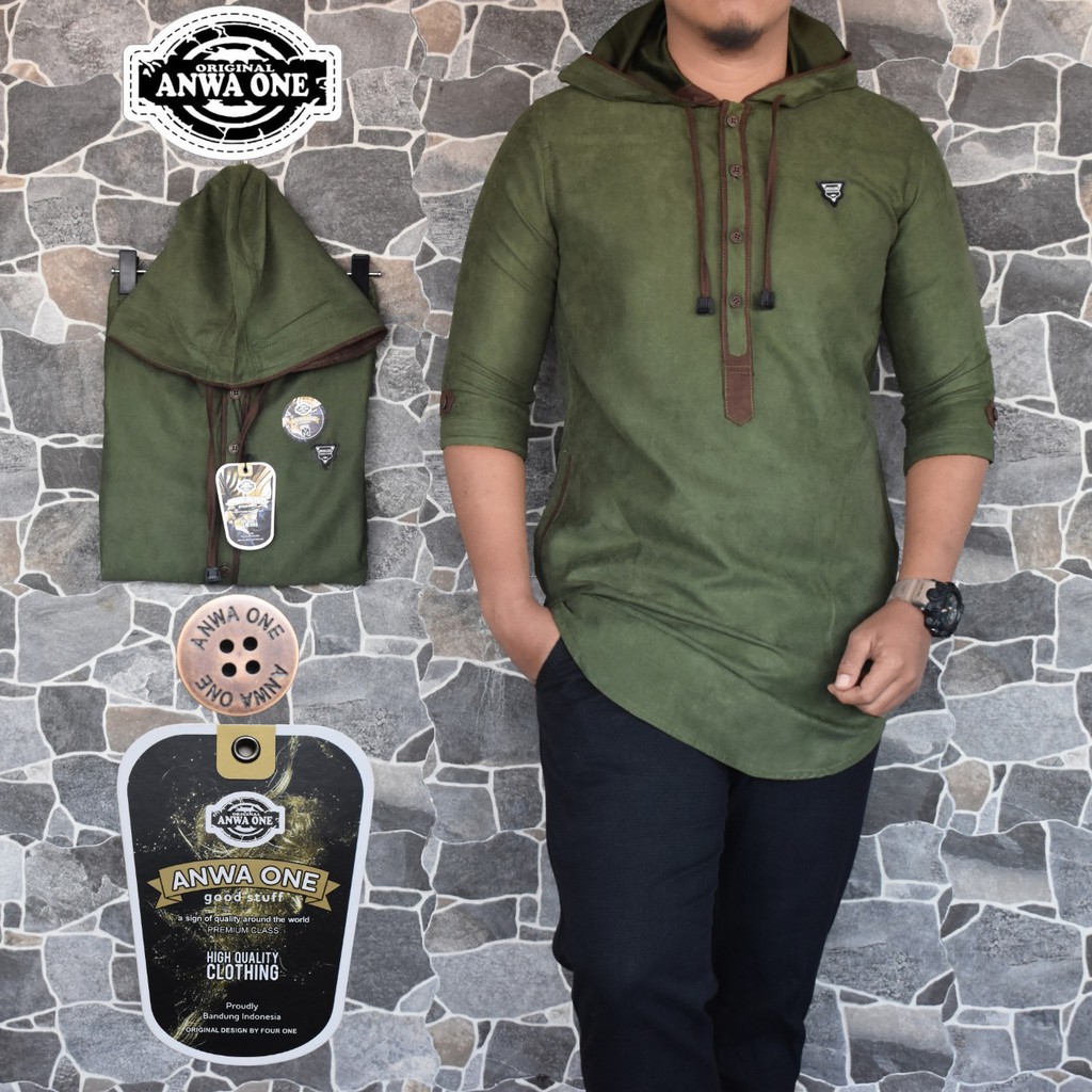 Premium Original(Realpic)Berkualitas Best Seller Koko Model Hoodie - Kurta Model Hoodie