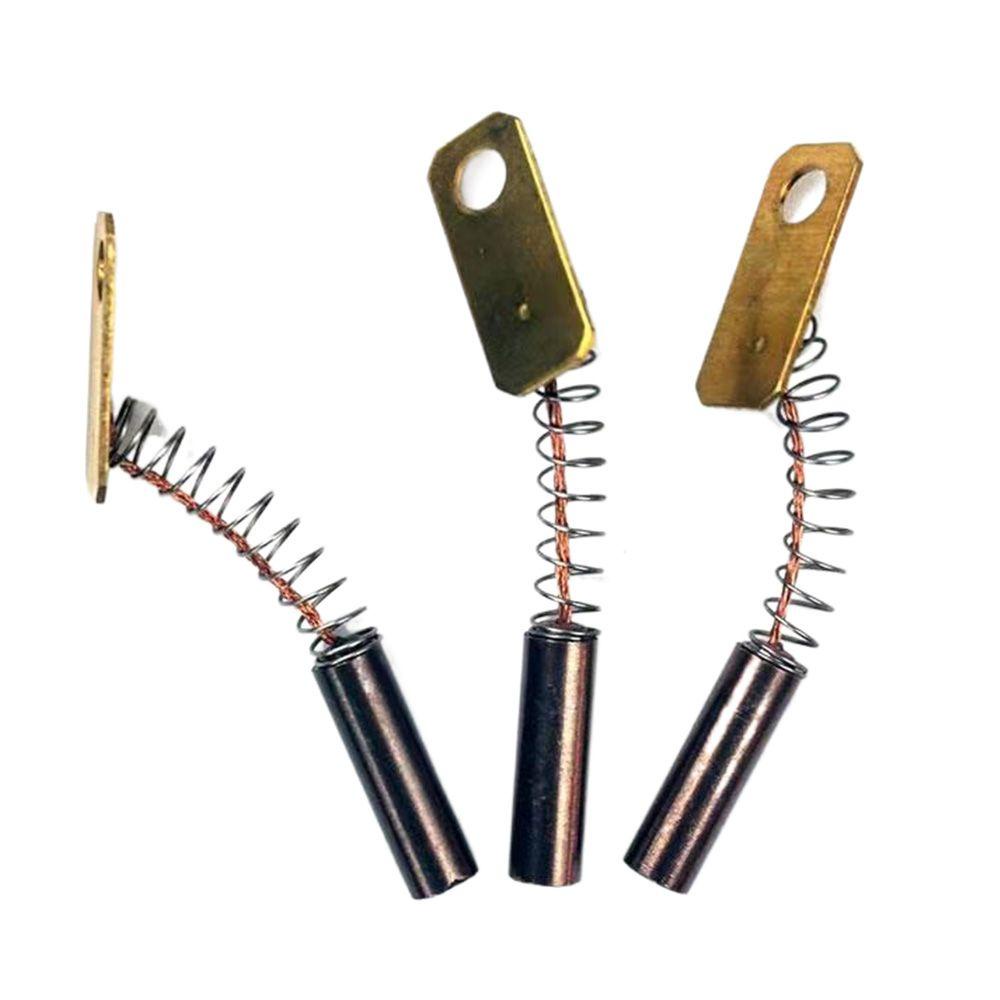 Populer4/8pcs Bor Mini Baru 5.7 * 21mm Alat Putar Generik Carbon Brushes