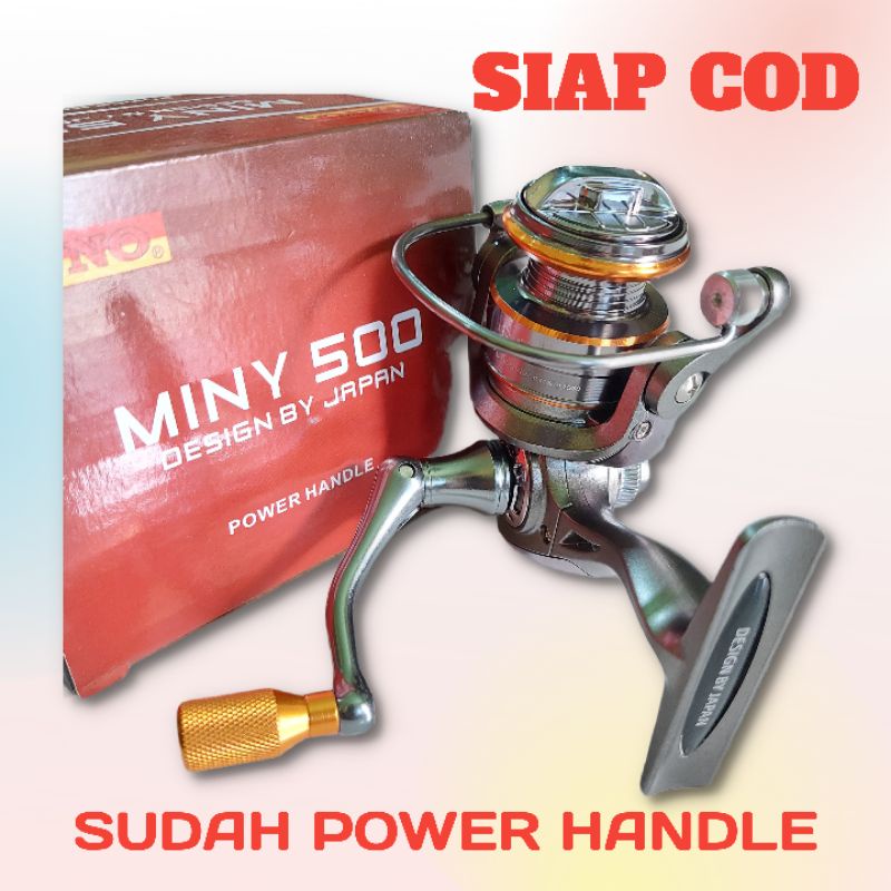 REEL SPINING500 POWER HANDLE REEL MINI500 POWER HANDLE REEL UDANG MINI500 POWER HANDLE
