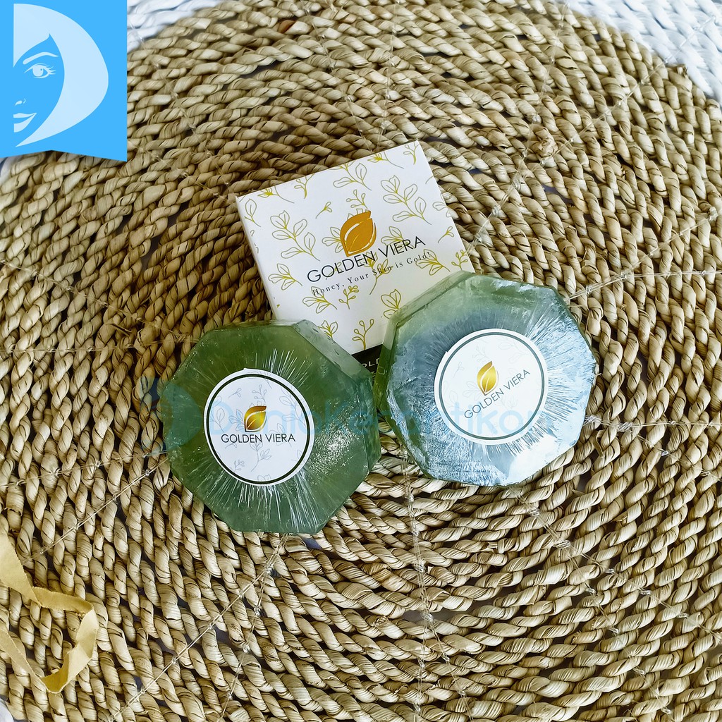 DKMALL - Golden Viera Soap / Sabun Pembersih Wajah Berjerawat / Sabun Jerawat