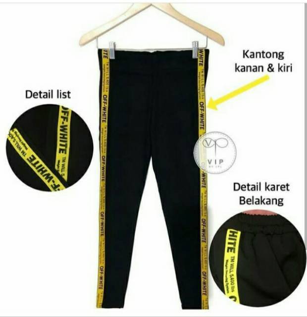 PANTS PLAT LIST SIDE RED AND YELLOW