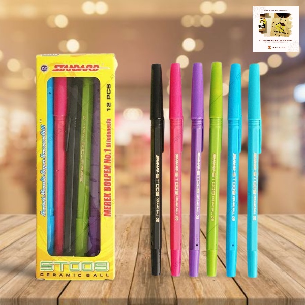 

PULPEN PENA STANDAR ST-009 0,5 H/B/M 1PCS