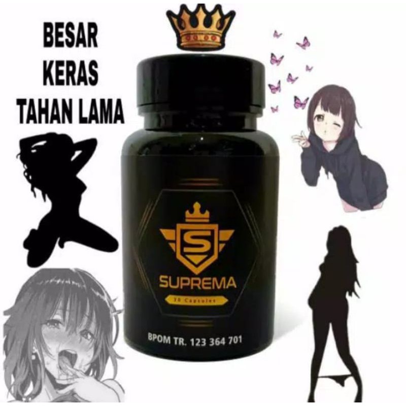 SUPREMA Suplemen Herbal Original Stamina Pria BPOM