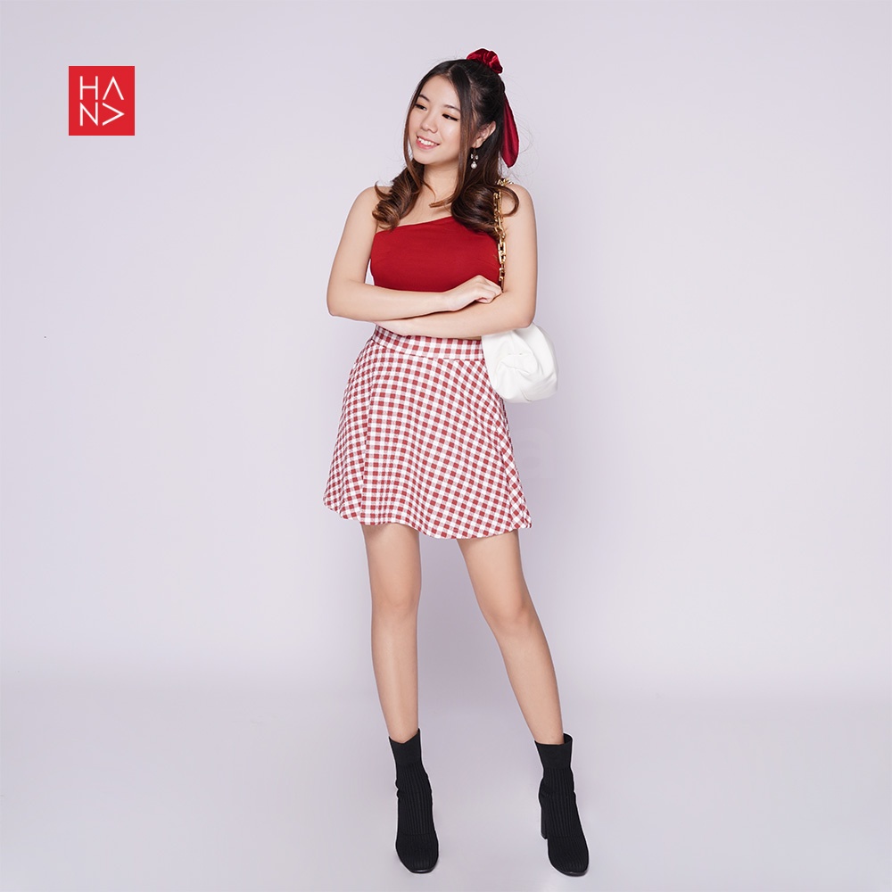 HanaFashion JKT - Yena Mini Skirt Printing Rok Mini Wanita Korea - SK175