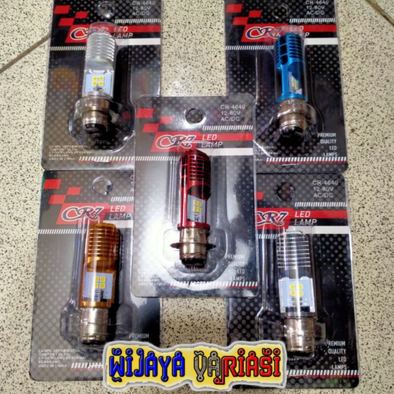 GROSIR  SUPER MURAH LAMPU LED MOTOR H6 AC DC PNP WARNA WHITE | LAMPU LED MOTOR WARM WHITE merek