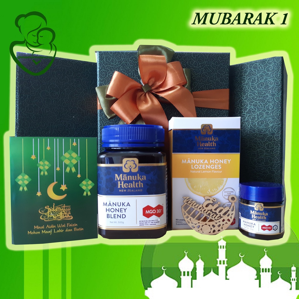 Parcel MUBARAK Idul Fitri Lebaran Manuka Health Hampers Premium