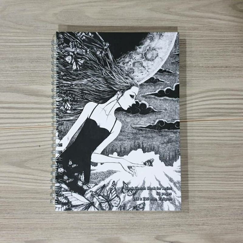 

SKETCHBOOK/BUKU SKETSA/BUKU GAMBAR LADY BUTTERFLY