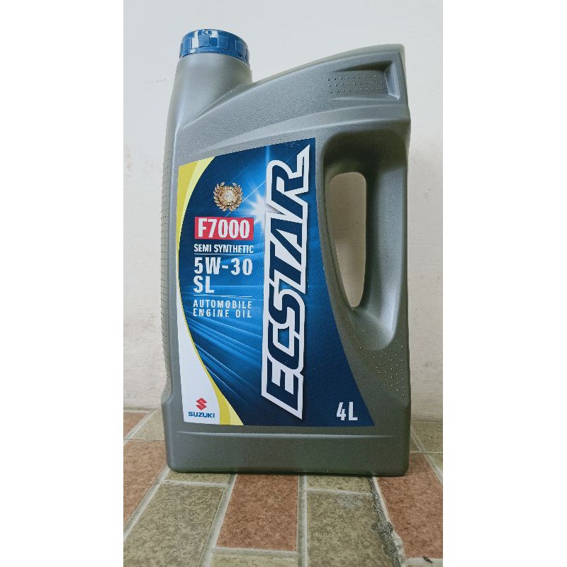 OLI SGO ECSTAR 5W-30 API SERVICE SL F7000 4L GALON - SGO OLI 5W-30 SEMI SYNTHETIC